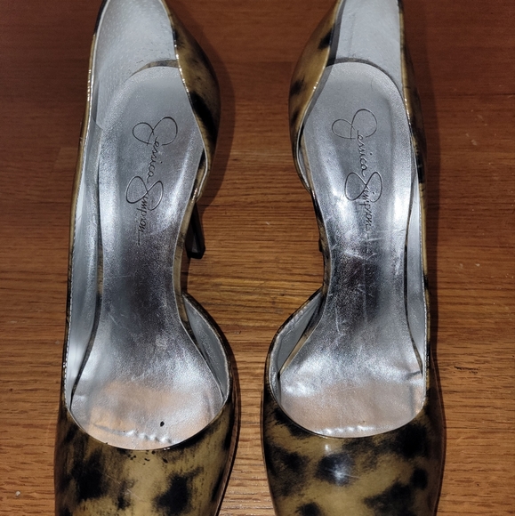 Leopard opentow pumps - Picture 1 of 4